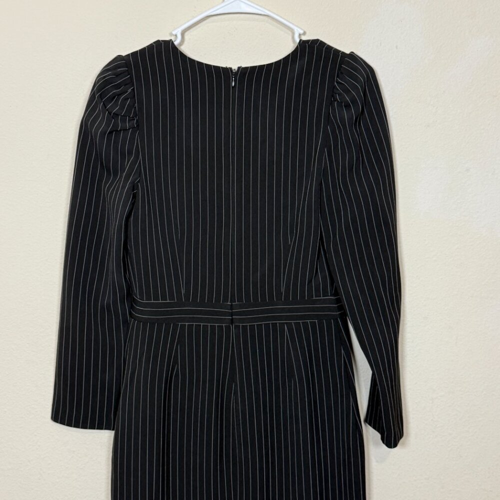 Ali & Jay dress Black Striped Long Sleeve Midi Dress Midi LIKE NEW, S Women - Picture 7 of 7